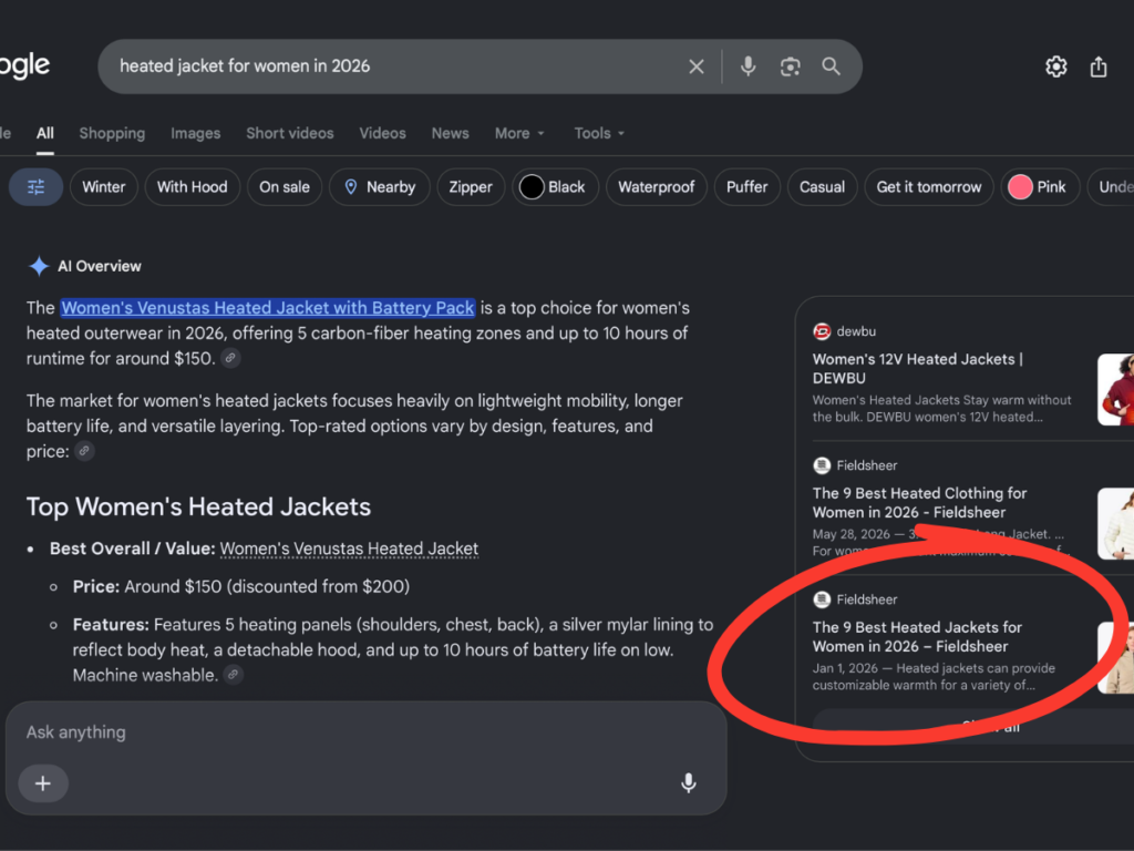 ai overview for fieldsheer