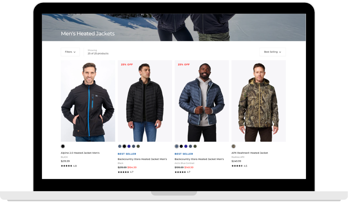 collection page example