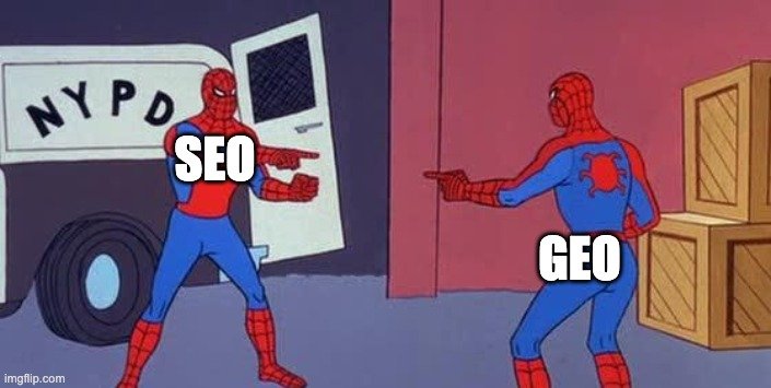 spiderman double meme seo geo